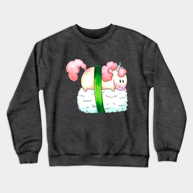 Sushicorn Crewneck Sweatshirt by toylibrarian